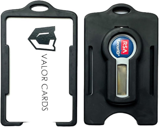 RSA Token - ID Badge Holder - Single/Double - Military Grade - Injection Molded