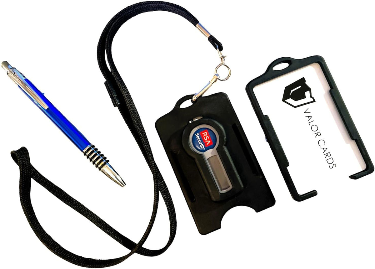 RSA Token - ID Badge Holder - Single/Double - Military Grade - Injection Molded