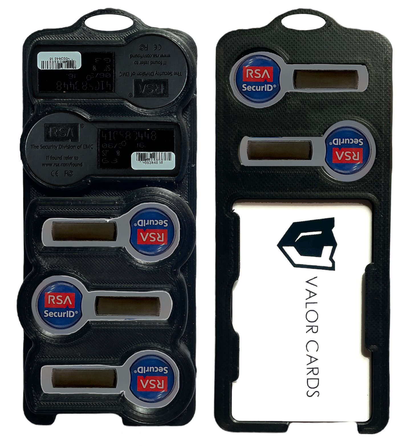 3/4/5 RSA Token & ID Badge Holder (3D Printed)