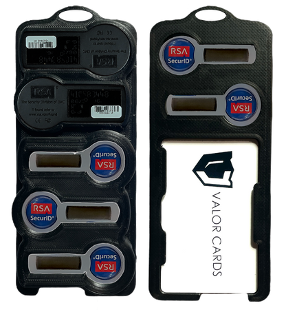 3/4/5 RSA Token & ID Badge Holder (3D Printed)