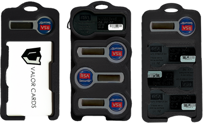 3/4/5 RSA Token & ID Badge Holder (3D Printed)